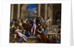 Christ Driving the Money Changers from the Temple, c.1570 by El (1541-1614) Greco