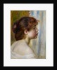 Head of a young woman, late 19th century by Pierre Auguste Renoir