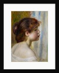 Head of a young woman, late 19th century by Pierre Auguste Renoir