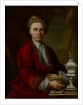 Portrait of the Silversmith Johann Friedrich Baer, c.1770 by Johann Daniel (attr. to) Heimlich