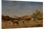 An Arabian Camp, 1873 by Eugene Fromentin