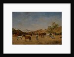 An Arabian Camp, 1873 by Eugene Fromentin