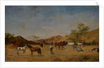 An Arabian Camp, 1873 by Eugene Fromentin