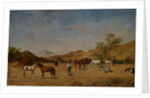 An Arabian Camp, 1873 by Eugene Fromentin
