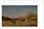 An Arabian Camp, 1873 by Eugene Fromentin