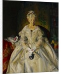 Mrs. T. in Cream Silk, No.2, 1920 by George Wesley Bellows
