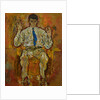 Portrait of Paris von Gütersloh, 1918 by Egon Schiele