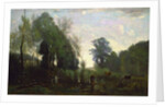 Misty Morning, c.1865 by Jean Baptiste Camille Corot