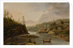 Cheever's Mill on the St. Croix River, 1847 by Henry Lewis