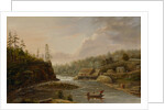 Cheever's Mill on the St. Croix River, 1847 by Henry Lewis