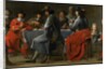 Gathering of Gamblers with Hurdy-Gurdy Player, c.1660 by Master of the Processions