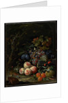 Still Life with Fruit, Foliage and Insects, c.1669 by Abraham Mignon
