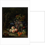 Still Life with Fruit, Foliage and Insects, c.1669 by Abraham Mignon