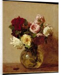 Roses, 1884 by Ignace Henri Jean Fantin-Latour