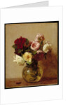 Roses, 1884 by Ignace Henri Jean Fantin-Latour