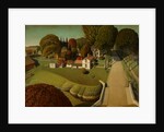 The Birthplace of Herbert Hoover, West Branch, Iowa, 1931 by Grant Wood