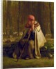 Seated Shepherdess, c.1852 by Jean-Francois Millet