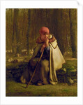 Seated Shepherdess, c.1852 by Jean-Francois Millet