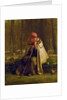 Seated Shepherdess, c.1852 by Jean-Francois Millet