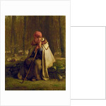 Seated Shepherdess, c.1852 by Jean-Francois Millet