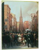 Wall Street, 13th October 1857 by J.H. & Rosenburg C. Cafferty