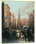 Wall Street, 13th October 1857 by J.H. & Rosenburg C. Cafferty