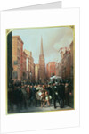 Wall Street, 13th October 1857 by J.H. & Rosenburg C. Cafferty