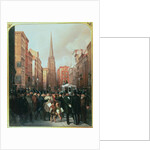 Wall Street, 13th October 1857 by J.H. & Rosenburg C. Cafferty