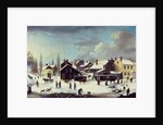 Winter Scene in Brooklyn, c.1817 by Louisa Ann Coleman