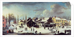 Winter Scene in Brooklyn, c.1817 by Louisa Ann Coleman