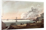 View of New York after The Great Fire Taken from Brooklyn, 1835 by Nicolino Calyo