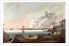 View of New York after The Great Fire Taken from Brooklyn, 1835 by Nicolino Calyo