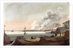 View of New York after The Great Fire Taken from Brooklyn, 1835 by Nicolino Calyo