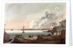 View of New York after The Great Fire Taken from Brooklyn, 1835 by Nicolino Calyo