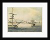 View of New York from 'Le Jupiter' of 74 Guns Lying at Anchor in the North River, 1794 by Archibald Robertson
