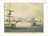 View of New York from 'Le Jupiter' of 74 Guns Lying at Anchor in the North River, 1794 by Archibald Robertson