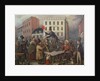 Auction in Chatam Street, New York, 1843 by E. Didier