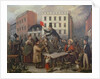 Auction in Chatam Street, New York, 1843 by E. Didier