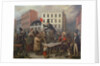 Auction in Chatam Street, New York, 1843 by E. Didier