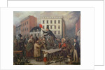 Auction in Chatam Street, New York, 1843 by E. Didier