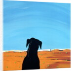 Black Dog in Chestertown, 1998 by Marjorie Weiss