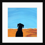 Black Dog in Chestertown, 1998 by Marjorie Weiss