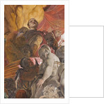 Roman judge condemning to death the Saints Apollonia, Lucy and Catherine of Alexandria, c.1696-97 by Paolo Pagani