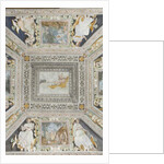 Room of Juno: Juno on a chariot pulled by two peacocks watching her husband's betrayal by Italian School