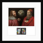 Heraclitus and Democritus by Ambrogio Giovanni Figino