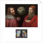 Heraclitus and Democritus by Ambrogio Giovanni Figino