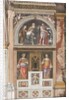 Alessandro Bentivoglio with saints and below Saint Rose and Saint Justina by Bernardino Luini