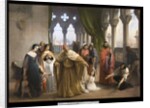 The last meeting between Jacopo Foscari and his family before being exiled, 1838-40 by Francesco Hayez