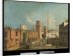 View of Campo and Porta Arsenale, 1742-50 by Francesco Albotto
