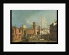 View of Campo and Porta Arsenale, 1742-50 by Francesco Albotto